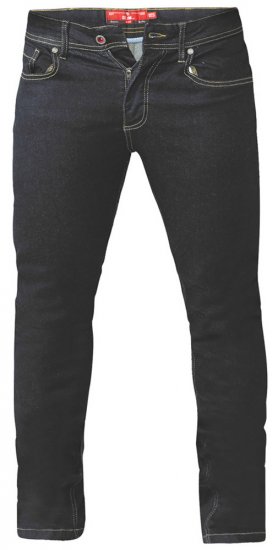 D555 Cedric Tapered Fit Stretch Jeans Indigo TALL SIZES - MEESTERIIDED MT-6XLT - Pikad meeste riided
