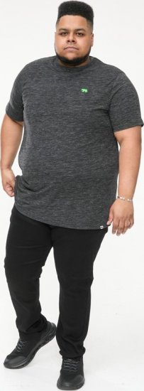 D555 ORSTON Reno Fabric Crew Neck T-Shirt With Chest Embroidery Black Reno - T-särgid - Suured T-särgid 2XL – 14XL