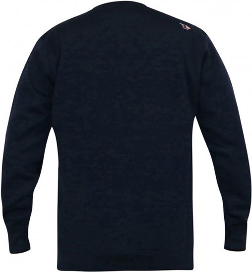 D555 KEYWORTH Authentic Printed Crew Neck Sweatshirt Navy - Sviitrid ja dressipluusid - Meeste suured kapuutsiga jakid suurustes 2XL – 14XL