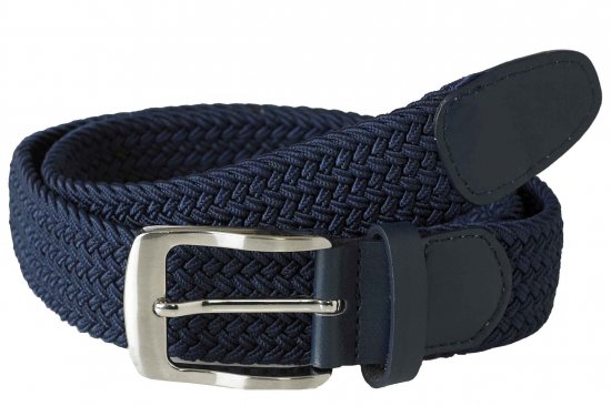 D555 Dani Braided Belt Navy - Rihmad - Pikad Rihmad W40-W70/2XL-8XL