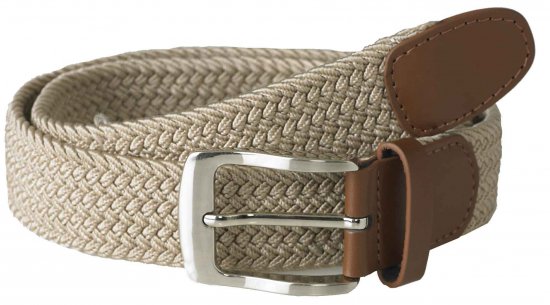 D555 Frank Braided Belt Stone - Rihmad - Pikad Rihmad W40-W70/2XL-8XL