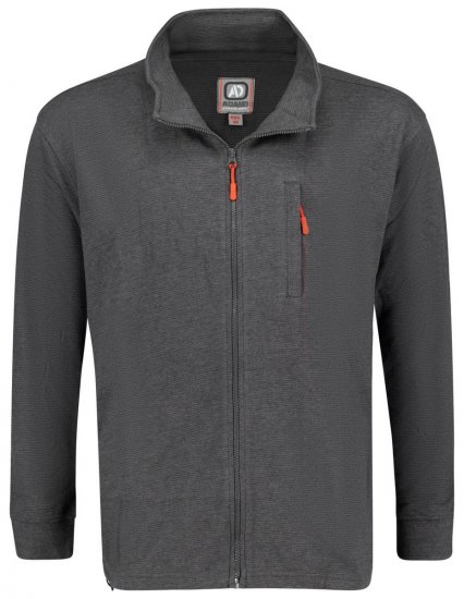 Adamo 159114 Ottoman Dressijakk Tumehall - Sviitrid ja dressipluusid - Meeste suured kapuutsiga jakid suurustes 2XL – 14XL