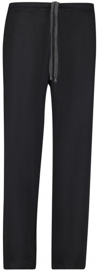 Adamo Athen Sweatpants with Open Hem Black - Dressipüksid ja -šortsid - Spordipüksid ja Lühikesed Spordipüksid