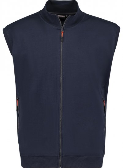 Adamo 159307 Dressivest Tumesinine - Sviitrid ja dressipluusid - Meeste suured kapuutsiga jakid suurustes 2XL – 14XL