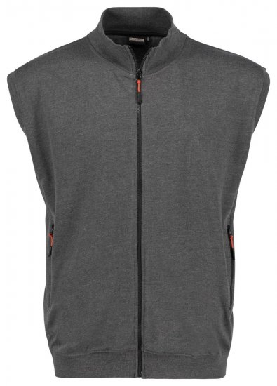 Adamo 159307 Dressivest Tumehall kirju - Sviitrid ja dressipluusid - Meeste suured kapuutsiga jakid suurustes 2XL – 14XL