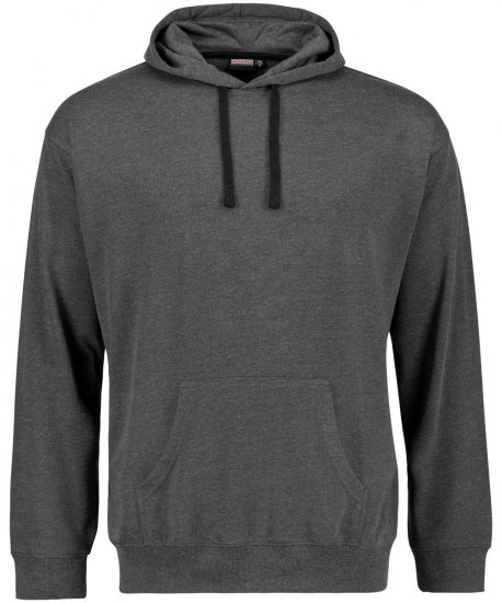 Adamo 159310 Pusa Tumehall kirju - Sviitrid ja dressipluusid - Meeste suured kapuutsiga jakid suurustes 2XL – 14XL