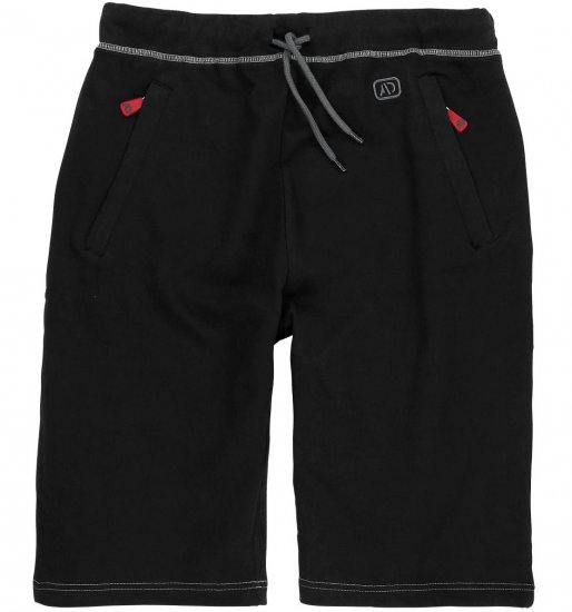 Adamo Moritz Sweatshorts Black - Dressipüksid ja -šortsid - Spordipüksid ja Lühikesed Spordipüksid