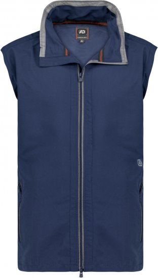 Adamo Orlando Fitness Vest Full Zipper Navy - Spordiriided & outdoor - Suured suurused meeste spordiriided