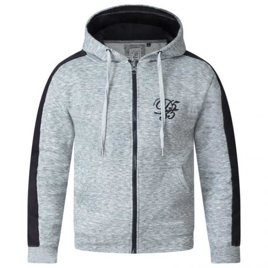 D555 Ronnie Full zip Hoodie - Sviitrid ja dressipluusid - Meeste suured kapuutsiga jakid suurustes 2XL – 14XL