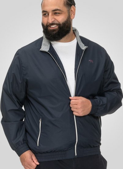 D555 Ealing Lightweight Zip Through Jacket With Zip Pockets Navy - Jakid ja joped - Joped, suured suurused: 2XL – 12XL