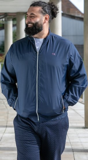 D555 Ealing Lightweight Zip Through Jacket With Zip Pockets Navy - Jakid ja joped - Joped, suured suurused: 2XL – 12XL