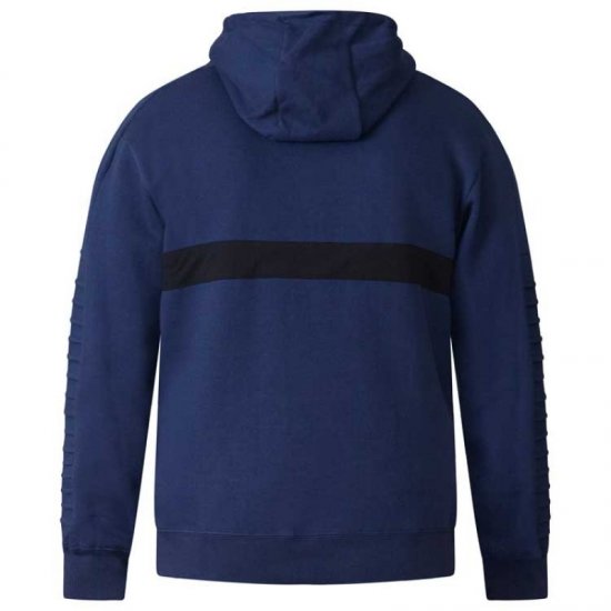 D555 Sergio Half Zip Hoodie Navy - Sviitrid ja dressipluusid - Meeste suured kapuutsiga jakid suurustes 2XL – 14XL