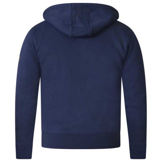 D555 Thurston Full Zip Hoodie Navy - Sviitrid ja dressipluusid - Meeste suured kapuutsiga jakid suurustes 2XL – 14XL