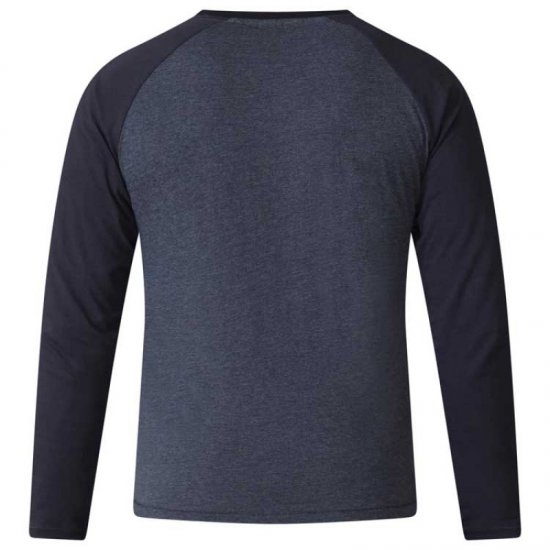 D555 Neill Long Sleeve T-shirt Black - T-särgid - Suured T-särgid 2XL – 14XL