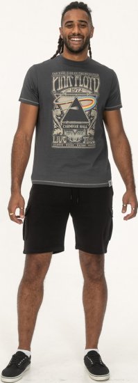 D555 HANLEY Official Pink Floyd Crew Neck T-Shirt Dark Grey - T-särgid - Suured T-särgid 2XL – 14XL