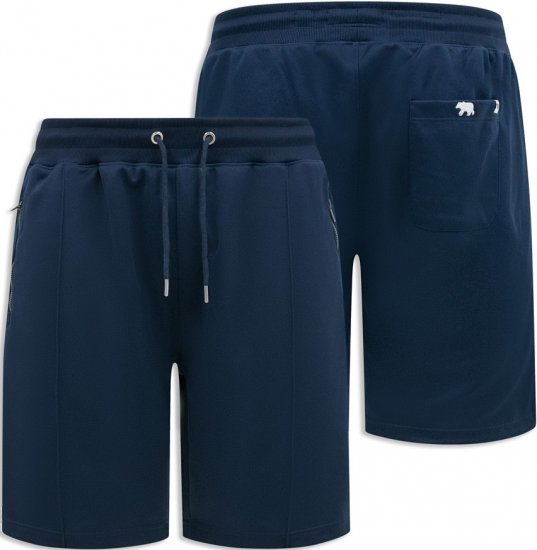 D555 Spalding Elasticated Waist Interlock Shorts Navy - Dressipüksid ja -šortsid - Spordipüksid ja Lühikesed Spordipüksid