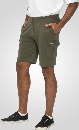 D555 Wigan 1 Elasticated Waist Fleece Cargo Shorts Khaki - Dressipüksid ja -šortsid - Spordipüksid ja Lühikesed Spordipüksid