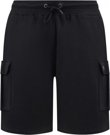 D555 Wigan 2 Elasticated Waist Fleece Cargo Shorts Black - Dressipüksid ja -šortsid - Spordipüksid ja Lühikesed Spordipüksid