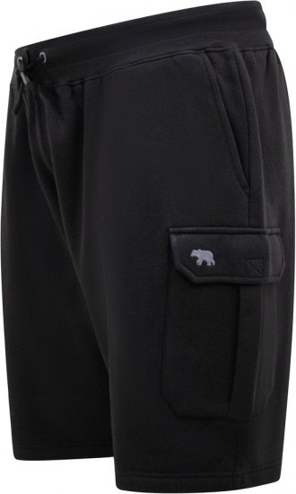 D555 Wigan 2 Elasticated Waist Fleece Cargo Shorts Black - Dressipüksid ja -šortsid - Spordipüksid ja Lühikesed Spordipüksid