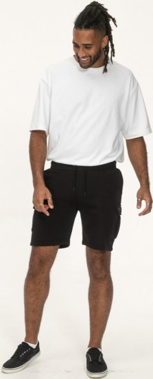 D555 Wigan 2 Elasticated Waist Fleece Cargo Shorts Black - Dressipüksid ja -šortsid - Spordipüksid ja Lühikesed Spordipüksid