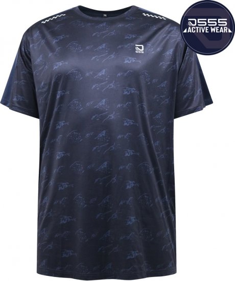 D555 Solihull Dry Wear Light Weight Poly Crew Neck T-Shirt Navy - Spordiriided & outdoor - Suured suurused meeste spordiriided
