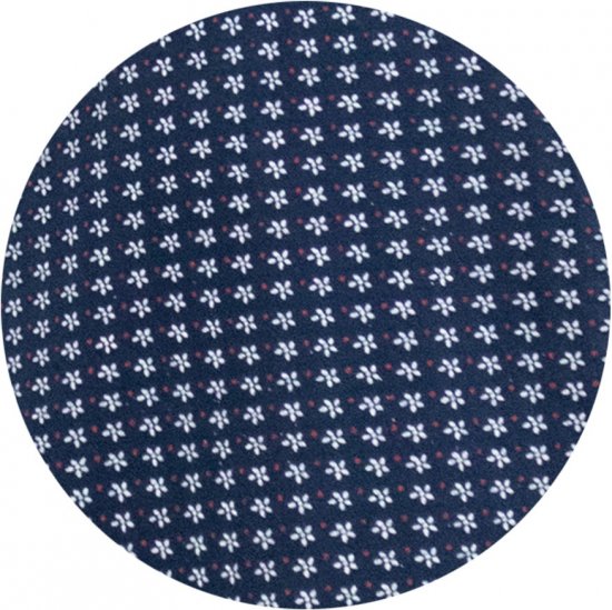 D555 Coventry AOP Polo Shirt Jacquard Collar & Ribbed Cuffs Navy - Polosärgid - Meeste suured polosärgid 2XL – 8XL