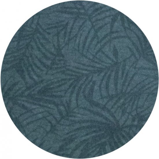 D555 Uttoxeter AOP Leaf Print Short Sleeve Polo Denim - Polosärgid - Meeste suured polosärgid 2XL – 8XL