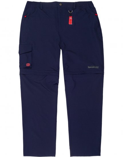 Adamo Tobias Outdoor Zipp-off Pants Navy - Spordiriided & outdoor - Suured suurused meeste spordiriided