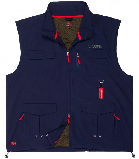 Adamo Tommy Outdoor Vest Navy - Spordiriided & outdoor - Suured suurused meeste spordiriided