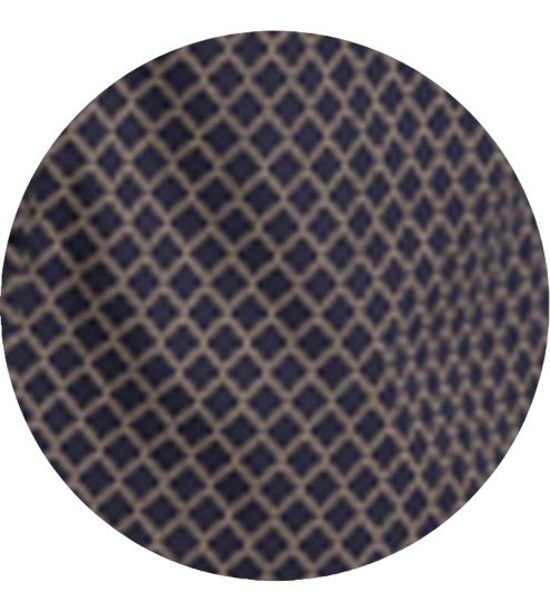 D555 Sheffield Long Sleeve AOP Micro Gold Shirt Navy - Särgid - Meeste suured särgid 2XL – 8XL