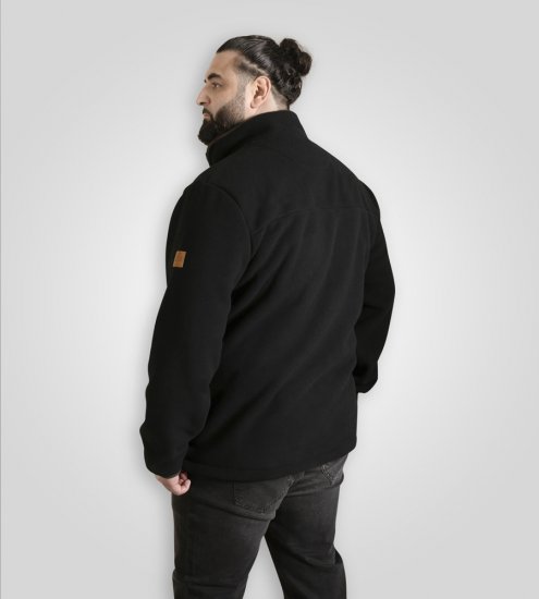 D555 Louth Micro Fleece Jacket with Sherpa Lining Black - Jakid ja joped - Joped, suured suurused: 2XL – 12XL