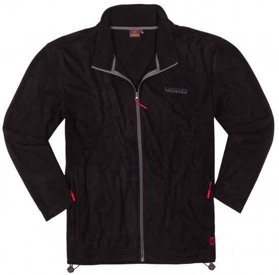 Adamo Toronto Fleece Jacket Black - Spordiriided & outdoor - Suured suurused meeste spordiriided