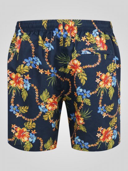 D555 Dawson AO Ujumispüksid Hawaii Mustriga Tumesinised - Aluspesu ja ujumisriided - Aluspesu 2XL-8XL