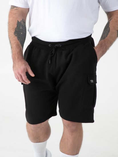D555 Robinson 1 Fleece Cargo-Lühikesed püksid Elastse Vöökohaga Mustad - Dressipüksid ja -šortsid - Spordipüksid ja Lühikesed Spordipüksid