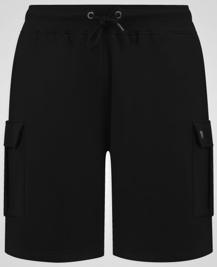 D555 Robinson 1 Fleece Cargo-Lühikesed püksid Elastse Vöökohaga Mustad - Dressipüksid ja -šortsid - Spordipüksid ja Lühikesed Spordipüksid