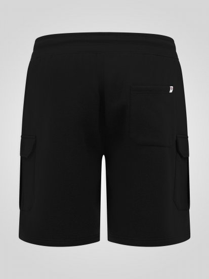 D555 Robinson 1 Fleece Cargo-Lühikesed püksid Elastse Vöökohaga Mustad - Dressipüksid ja -šortsid - Spordipüksid ja Lühikesed Spordipüksid