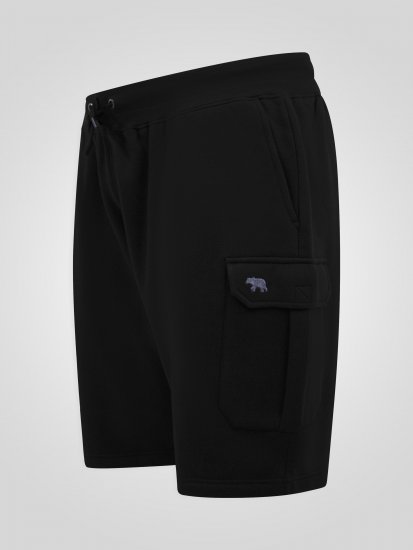 D555 Robinson 1 Fleece Cargo-Lühikesed püksid Elastse Vöökohaga Mustad - Dressipüksid ja -šortsid - Spordipüksid ja Lühikesed Spordipüksid