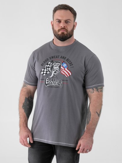 D555 Jasper Official Gas Monkey T-särk Pildiga Hall - T-särgid - Suured T-särgid 2XL – 14XL