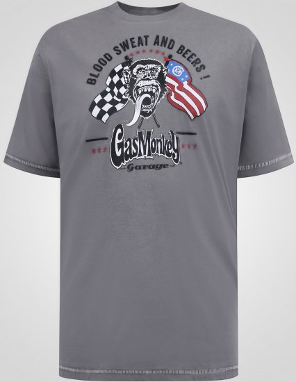 D555 Jasper Official Gas Monkey T-särk Pildiga Hall - T-särgid - Suured T-särgid 2XL – 14XL