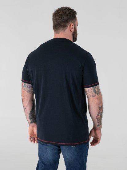 D555 Otto Official Pink Floyd 50th Anniversary T-särk Pildiga Tumesinine - T-särgid - Suured T-särgid 2XL – 14XL