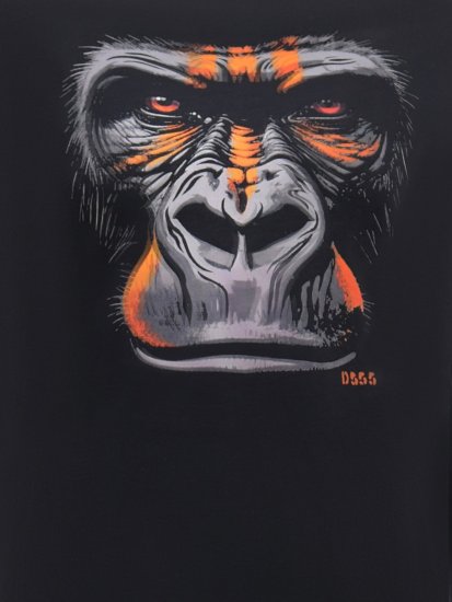 D555 Perkins Trükitud T-särk Must - T-särgid - Suured T-särgid 2XL – 14XL