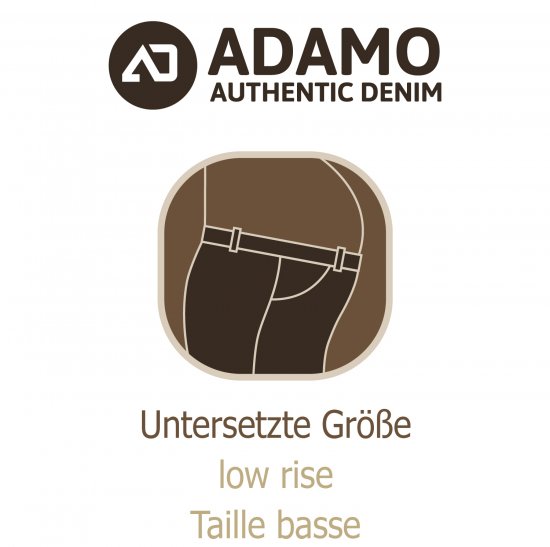 Adamo 5-Pocket Low Rise Jeans Dark Navy - Teksad ja püksid - Meeste suured teksad W40 – W70