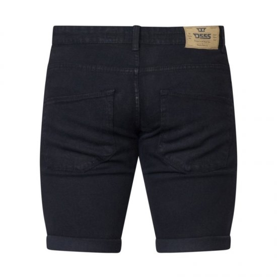 D555 Jude Stretch Denim Shorts Black - Lühikesed püksid - Lühikesed Püksid suured suurused: W40-W60