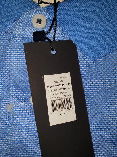 Tommy Hilfiger Jacquard Structure Polo Blue - Motley hull aprilliale - 