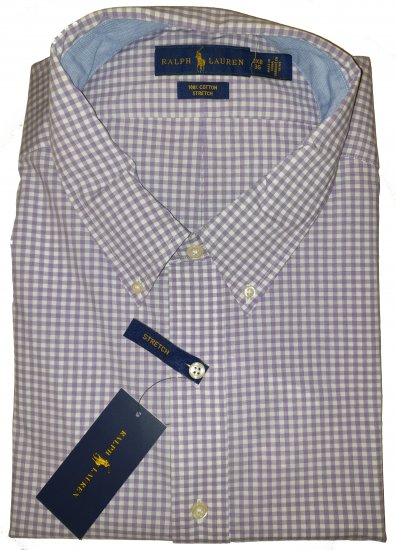 Polo Ralph Lauren 5002 Classic Shirt Purple - Motley hull aprilliale - 