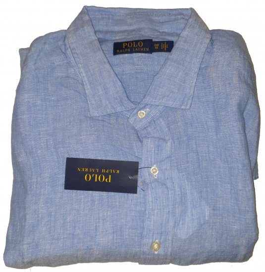 Polo Ralph Lauren 8003 Long Sleeve Shirt Blue - Motley hull aprilliale - 