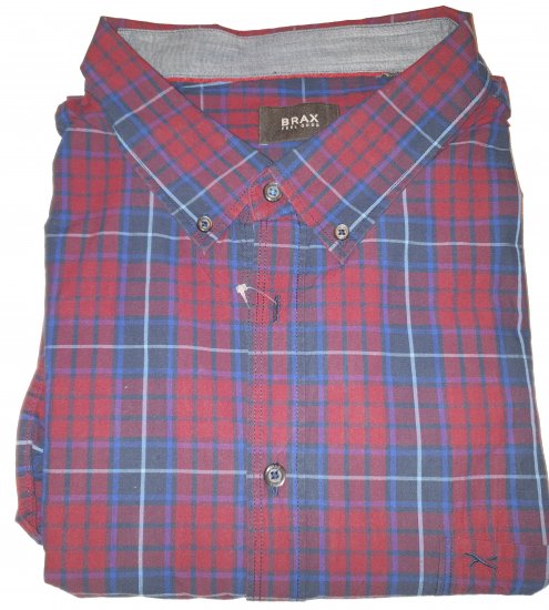 Brax 881016 Shirt Red - Motley hull aprilliale - 