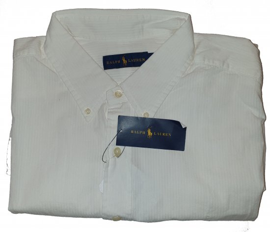 Polo Ralph Lauren TC7I White Short Sleeve Shirt - Outlet - 