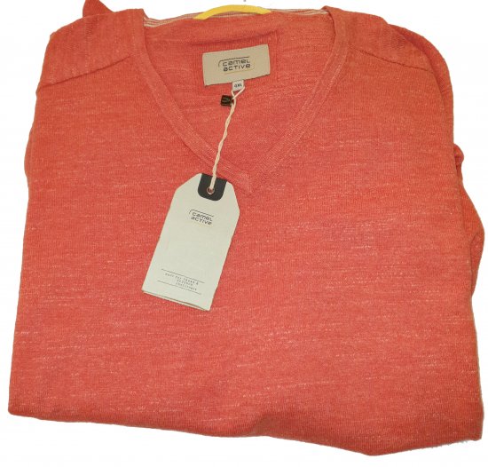 Camel Active 334035 Sweater Red - Motley hull aprilliale - 