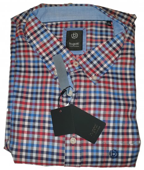 Bugatti 78324 Short Sleeve Shirt - Motley hull aprilliale - 